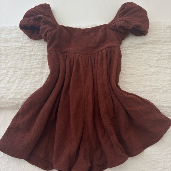 Princess Polly Dresses & Skirts - Princess Polly Lorna Romper Brown